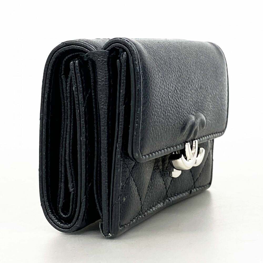CHANEL Black Caviar Leather Wallet - Picture 2 of 7